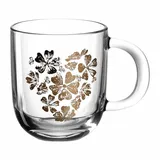 LEONARDO Tasse Emozione 400ml Blumenherz - Transparent