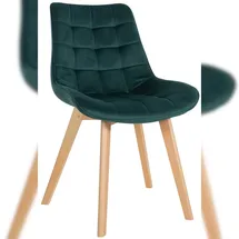 CLP Stuhl Brook Samt grün