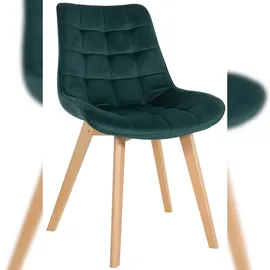 CLP Stuhl Brook Samt grün