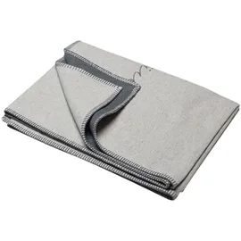 David Fussenegger Wohndecke Jade 'Tagträumer' 150 x 200 cm Filz - Hellgrau