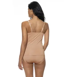 MEY BH-Hemd "Joan", Damen, Gr. 85, Cup A, beige (cream tan), Single Jersey, Obermaterial: 50% Viskose, 46% Polyamid, 4% Elasthan, unifarben, BHs BH-Hemd, atmungsaktiv und super leicht, mit Bügeln, Full-Cup