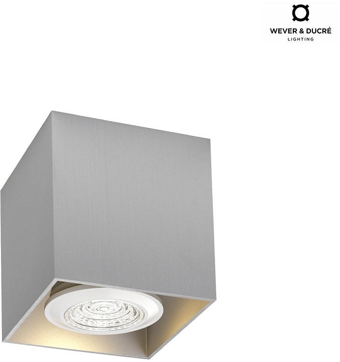 Wever & Ducré Deckenleuchte BOX 1.0 PAR16, GU10 max. 12W, Aluminium WEV-146120L0