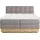 Home Affaire Boxspringbett »Naome« Boxspringbett, Inklusive Topper grau