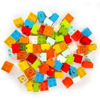 LEGO® LEGO Duplo: 2x2 Bausteine, bunt gemischt, 100x Spielbausteine bunt