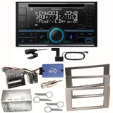 Kenwood DPX-7300DAB Bluetooth DAB Einbauset für Ford Focus C-Max Fiesta Transit