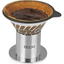 BEEM Pour Over mit Waage-Glas edelstahl