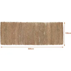 casa.pro Reisigzaun Brielle 500 x 150 cm Natur