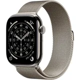 Apple Watch Series 11 GPS + Cellular 46mm Natural Titanium Milanese Loop natural M/L