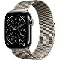 Apple Watch Series 11 GPS + Cellular 46mm Natural Titanium Milanese Loop natural M/L