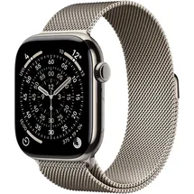 Apple Watch Series 11 GPS + Cellular 46mm Natural Titanium Milanese Loop natural M/L