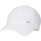 Nike Dri-FIT Club Metall-Swoosh-Cap White/Metallic Silver S/M