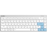 Dareu EK868 RF kabellos + USB QWERTY English White - Tastaturen - Englisch - Weiss