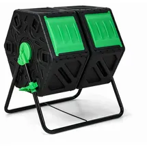 Westmann Kunststoff Trommelkomposter Humus-duo 2er Komposter 120 L 60x74x67 cm