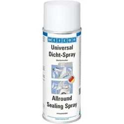 WEICON Universal Dicht-Spray, sprühbarer Kunststoff zum Abdichten, 400 ml, grau