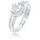 Elli Ring 925 Sterling Silber Astro, Halbmond, Ring Set, Stern, Sterne in Silber | Gr.: 52
