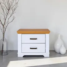 Interlink Inter Link Nachttisch Maluno Holz Weiß