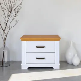 Interlink Inter Link Nachttisch Maluno Holz Weiß