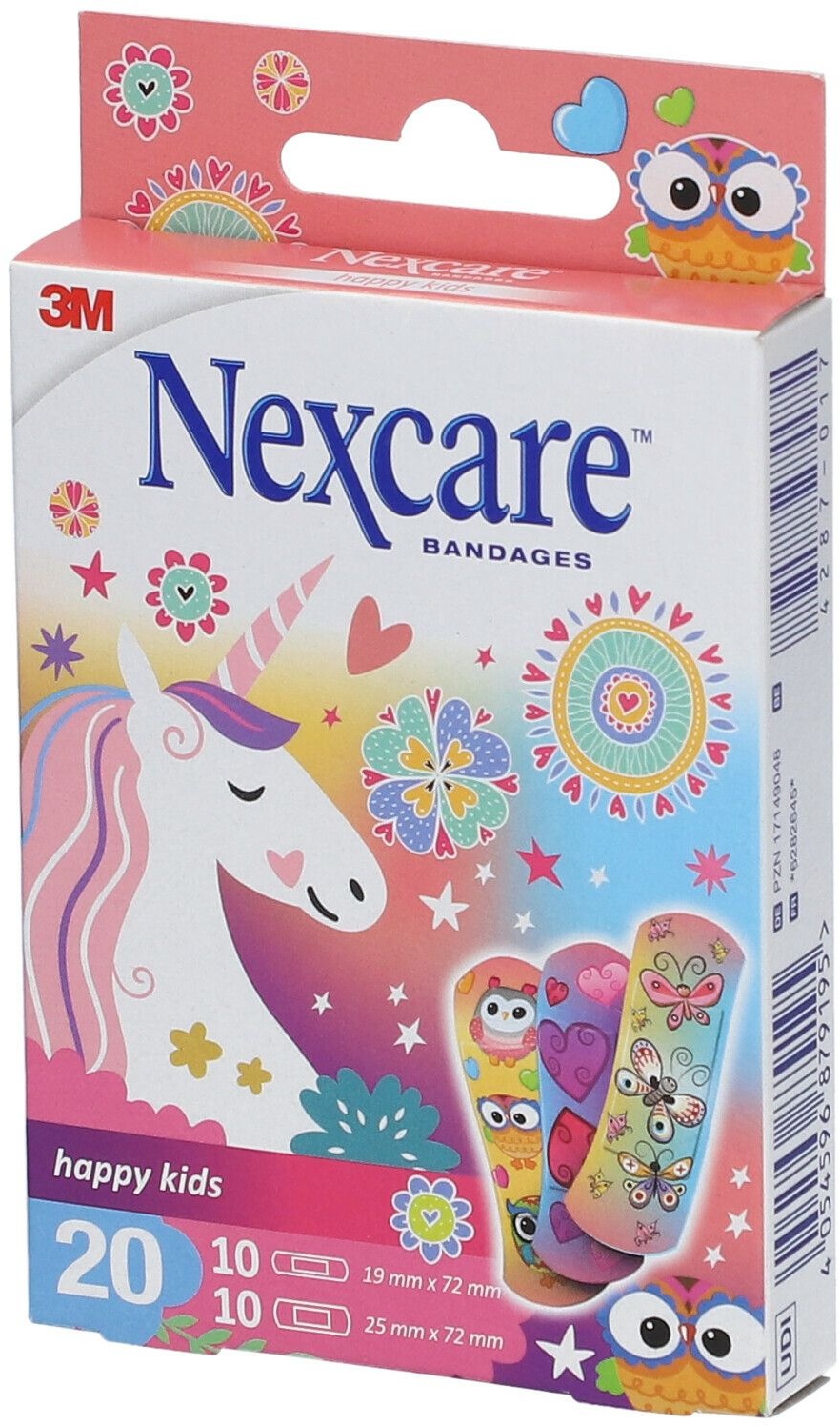 3MTM NexcareTM happy Kids Verbände Mädchen