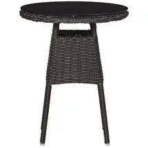 vidaXL Gartenset 3-tlg. schwarz 46549