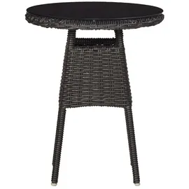 vidaXL Gartenset 3-tlg. schwarz 46549