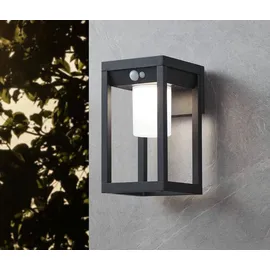 EGLO Außenleuchte Aluminium und Kunststoff L18 x B15 x H27 cm 1 Stk. schwarz