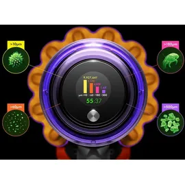 Dyson V15 Detect Fluffy Blau/Nickel