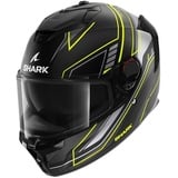 Shark Spartan GT Pro Toryan, Integralhelm - Matt Schwarz/Gelb/Dunkelgrau - M