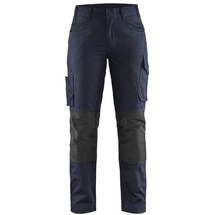 Blåkläder Damen Service Arbeitshose mit Stretch, Dunkel Marineblau/Schwarz, Größe C44