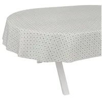 ANRO Wachstuchtischdecke Wachstischdecke Wachstuch Tischdecke abwaschbar Gartentischdecke Rund Oval