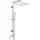 dylin gmbh Edelstahl Duschset ohne Armatur Regenduschset Chrom 30x30cm