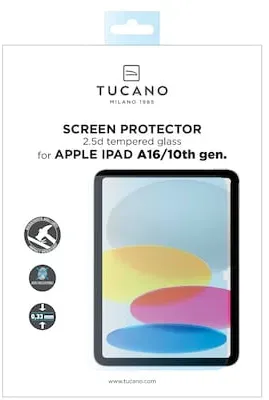 Tucano Displayschutz aus gehärtetem Glas für das iPad A16 11