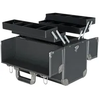 HMF 14902-02 Alu Werkzeugkoffer leer, Angelkoffer, individuelle Trennwände, 36,5