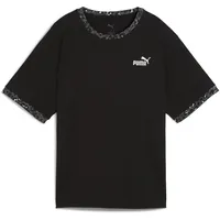 Puma ESS Graphic Animal Relaxed Tee Schwarz XS
