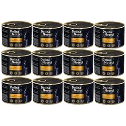 DOLINA NOTECI Premium Nasses Katzenfutter Hähnchenbrustfilet in Sauce 12x185g