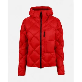 The Mountain Studio Damen Ultralight Down Hoodie Jacke (Größe S, rot)