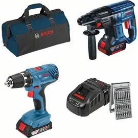Bosch GSR 18 V-EC Professional inkl. 2 x 4,0 Ah + L-Boxx (0615990GB4)
