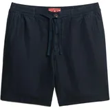 Superdry Shorts Merchant Linen Short, blau
