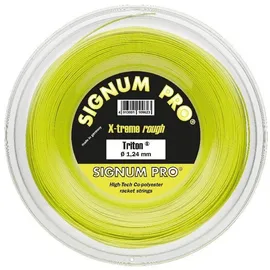 Signum Pro Tennissaite Triton (Haltbarkeit+Spin) lemongelb 200m Rolle