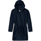 SCHIESSER Morgenmantel Teddy-Fleece Comfort-Fit dunkelblau M