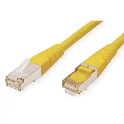 ROLINE Patchkabel Kat.5e (Class D) FTP, gelb, 3 m