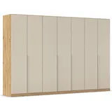 Rauch Drehtürenschrank »Kleiderschrank Schrank Garderobe AGORDO TOPSELLER Schlafzimmer«, (in zwei Griff-Farben mit Dekor- oder Hochglanzfront), durchdachte Innenausstattung, in 6 Breiten und 2 Höhen MADE IN GERMANY, braun