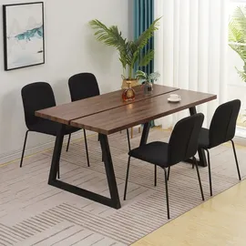 Albatros Esszimmerstühle 4er Set grau - stapelbar, bequemer Polsterstuhl - Eleganter Küchenstuhl, Stuhl Esszimmer oder Esstisch Stuhl, Konferenzstuhl