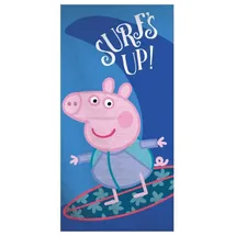 Peppa Pig Badetuch 70 x 140 cm blau