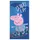 Peppa Pig Badetuch 70 x 140 cm blau