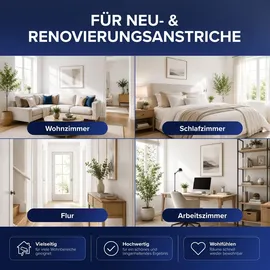Plid Schneeweiß Wandfarbe weiß matt 5 l