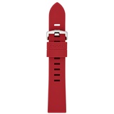 Fossil Unisex-Band 20 mm Silikon rot, S201106