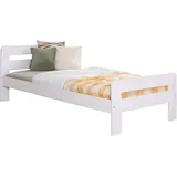TICAA Bett Bert 100 x 200 cm Kiefer weiß