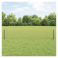 vidaXL Zaunpfosten 40 x 40 cm Grau/Stahl