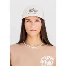 Alpha Industries Basic Trucker Kappe Jet Stream White One Size
