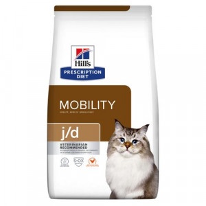 Hill's Prescription Diet J/D Mobility kattenvoer met kip  3 kg